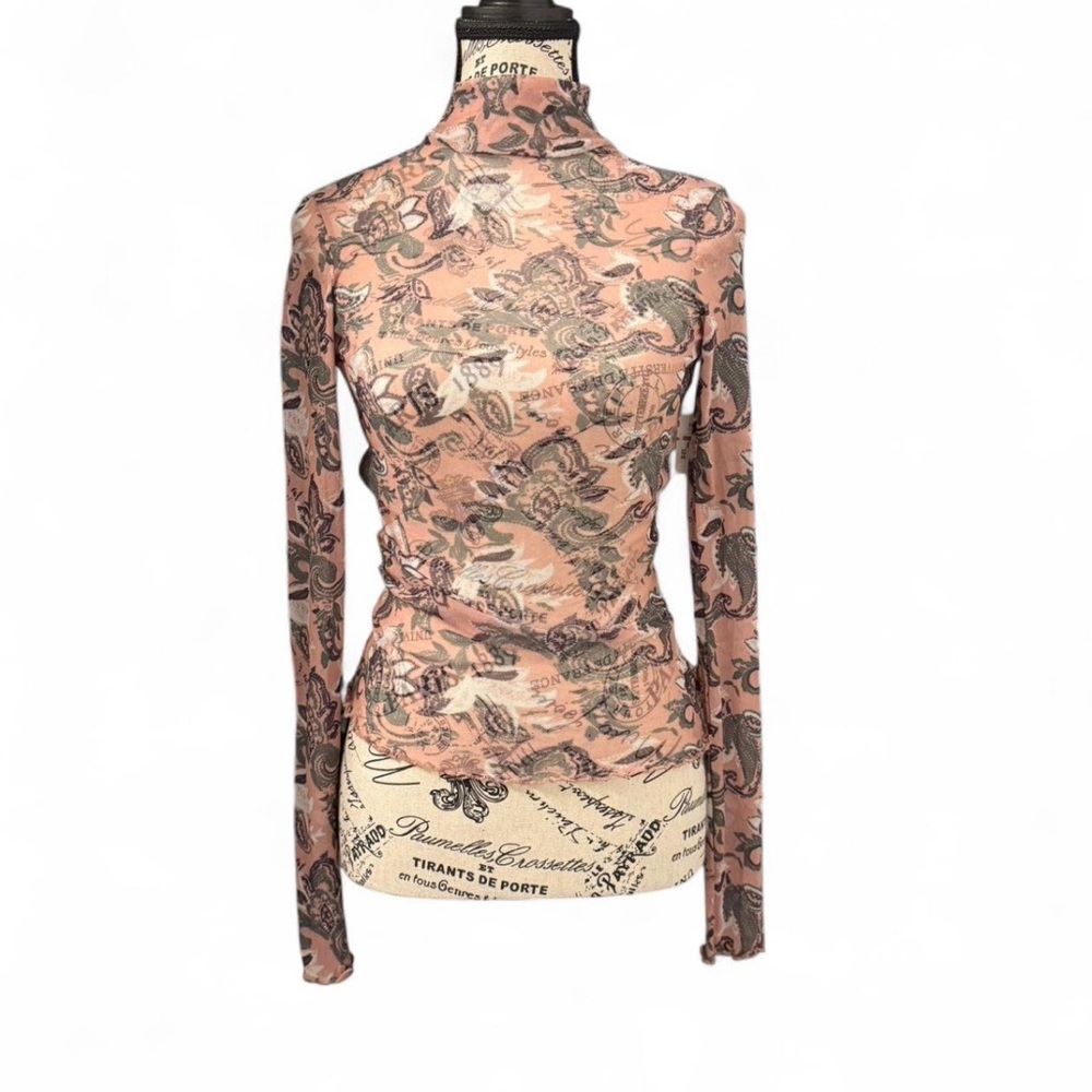 NWT! Free People Floral Long Sleeve Top